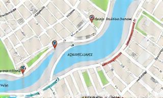 Plan de Lyon avec situation géographique de AquaPro Lavage