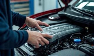 Nettoyage sécurisé compartiment moteur par technicien spécialisé